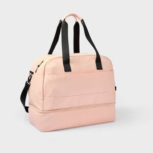Open Story - Weekender Bag with Drop-Bottom Pink - Open Story️ Pink